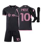 Youth Kids Soccer Jersey Boys Jersey Kit Football Suit Soccer Jersey Shorts Set Fans Gift Tshirt