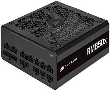 CORSAIR RM850x Fully Modular ATX Power Supply - 80 PLUS Gold - Low-Noise Fan - Zero RPM - Black