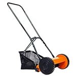 Hand Push Cylinder Lawn Mower Manual 30cm Width with Grass Collector