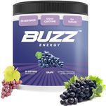 Morning Buzz Energy Powder Grape Drink - Energy Boost Drink Mix - Sugar-Free Energy with Antioxidants - Morning Kickstart and Sports Nutrition Endurance Product