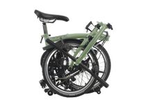 Brompton C Line 2 Speed Folding Bike - Low (Matcha Green)