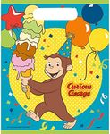 Curious George Party Loot Bags, 8 Ct.