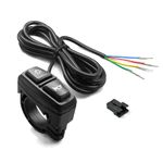 HUDAMZKY WUXING DK226/DK11 Electric Bike Scooter Light Switch 24V/36V/48V/60V/72V Ebike Lamp and Horn Switch (DK226)