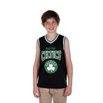 Ultra Game NBA Boys Sleeveless Mesh Tank Top Muscle T-Shirt, Black, 18-20