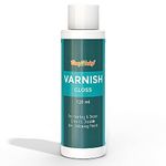 CrafTreat Premium Gloss Varnish - 120ml | Protective Top Coat for Acrylics, Clay, Wood & Canvas Art