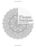 Mandala Sketchbook: Circular Graph Notebook, Polar Grid Paper, Mandala Drawing Template Sketchbook