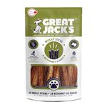 Great Jacks Bully Sticks, Fully Digestible. Made in Canada with 1 Single Ingredient - 18 Bully Sticks