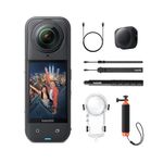 Insta360 X5 Invisible Dive Bundle - Waterproof 8K 360° Action Camera, Invisible Selfie Stick Effect, Leading Low Light, 3-Hour Battery, Clear Audio, Stabilization, AI Editing, Vivid Colors