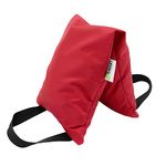 Red - 10 LB Yoga Sandbag Filled Two Handle Design - Made in USA by Bean Products