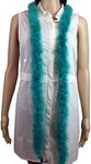 Flydreamfeathers 14 Gram 2 Yard-Long Marabou Feather Boa, Dancing Wedding Crafting Party Dress Up Halloween Costume Decoration (Teal)