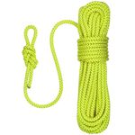 Paragon 10m Rope with Loop. Colour Fluorescent. 8mm Diameter Heavy Duty Marine Grade Floating Rope. Water and UV Resistant. Flexible, Tough and Lightweight. Magnet Fishing, Sailing, Outdoor