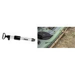 Pelican Bilge Floating Hand Pump + Kayak Paddle Leash (Black & Grey)