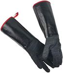TUNGTAR turkey fryer gloves heat resistant Oven Gloves 17Inches 932℉ BBQ Gloves for Smoker BBQ Oven Gloves for Handling Heat Food on Fryer,Grill,Fireproof