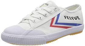 Feiyue Unisex Fe Lo 1920 Canvas Sneaker, White Blue Red, 9 UK