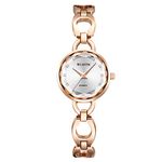 RORIOS Ladies Watch Simulated Diamond Wrist Watch Quartz Analog Watch Women Bracelet Watches Exquisite Girl Watch Steel Band Wristwatch