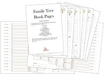 Family Tree Book Page Starter Pack (White)