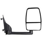 SCITOO Passenger Side View Mirror fit for 2003-2011 For Chevy Express 1500/2500/3500 For GMC Savana 1500/2500/35000 with Manual Fold Textured Right Exterior Mirror GM1321426