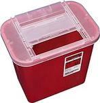 Sharps Container 2 Gallon Red, Clea