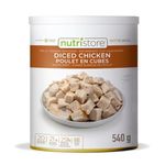 Nutristore Freeze Dried Chicken | Premium Quality | USDA Inspected | Amazing Taste | Perfect for Camping | Survival Food