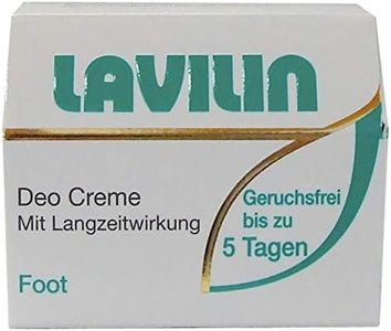 Lavilin Deo Foot Creme 10ml, gegen stinkende Füsse, verhindert bakterielle Zersetzung des Schweisses und stoppt Fussgeruch bis zu 5 Tage, pflanzlich, ohne Aluminium und Alkohol, besonders ergiebig
