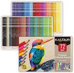 KALOUR 72 Count Colored Pencils for