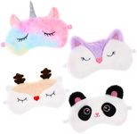 Xialvyu 4 Pack Kids Eye Mask, Eye M
