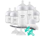 Philips Avent Natural Baby Bottle Newborn Baby Gift Set, SCD838/02, Clear