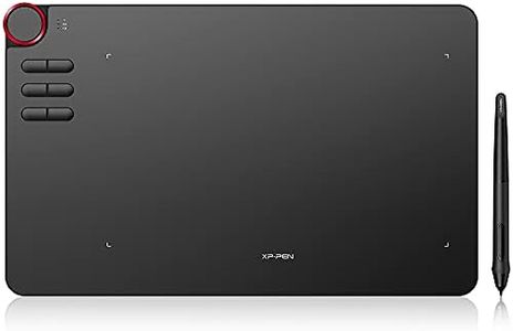 XP-Pen Deco 03 Tableta de Dibujo Gráfica con Lápiz Pasivo sin Batería y Teclas Táctiles (Niveles de Presión 8192) Viene con el último software ArtRage Lite