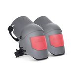 JACKSON SAFETY 95110 Universal, Grey/Orange Ultra-Flex Premium Grade protective durable comfort anti-slip Knee Pads for construction, work, gardening, flooring or DIY, grey