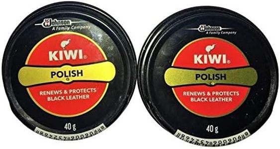 KIWI By Be The Bestest Shoe Polish Paste (Pack Of 2) (Black), Black