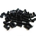 Easycargo Computer Case Fan Screws Black, Fan Screws PC, Fan Screws for 70mm, 80mm, 90mm, 92mm, 120mm, 140mm PC Cooling Fan (50pcs)