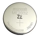 Maxell ML2032 Lithium Button Cell Battery, Rechargeable Button Cell Battery for Keyboards, SmartWhatches, Small Devices, Replacement Battery Many Kosie