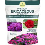 Green Haven Premium Ericaceous Compost 60L for Acid Loving Plants – Ericaceous Soil - Acidic Soil for Plants Rhododendrons, Azaleas, Camellias - Eracasious Plant Compost