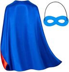 Kids Superhero Capes and Mask - Blu