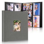 DazSpirit Photo Albums 6x4 Inch 600 Photos Slip In, Customizable Linen Cover 10x15 Photo Album, Large Capacity, Slip-in Pockets, Ideal for Wedding Albums, Family Photo Books, and Travel Memories