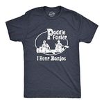 Paddle Faster I Hear Banjos Funny Vintage Movie T-Shirt Mens Funny T Shirts Vintage T Shirt for Men Funny Movie T Shirt Novelty Tees for Men Navy M