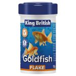 King British | Goldfish Flake 12g | Multi-Vitamin Complete Food | Clear Water Formula Natural Ingredients | For Goldfish & Other Cold Water Fish