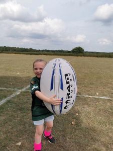 Ram Jumbo Rugby Ball - Size 8 (66cm) - Novelty Rugby Ball - Great For Prizes, Displays & Promotions