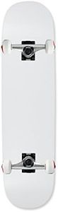 Moose Complete Skateboard Dipped White 7.25" Silver/White Assembled