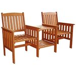 Kingfisher FSLOVE Hardwood Love Seat - Wood