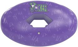 Phenom Elite The Joker “Classic” Football Mouth Guard – Hexa-Flow™ | Purple DC Comics Edition | Impact-Resistant Lip Guard Mouthpiece | Adult & Youth