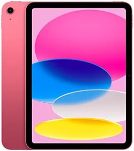 Apple iPad (10th Generation): with A14 Bionic chip, 10.9-inch Liquid Retina Display, 64GB, Wi-Fi 6, 12MP front/12MP Back Camera, Touch ID, All-Day Battery Life – Pink