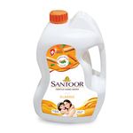 Santoor Classic Gentle Hand Wash 5000ml with Natural Goodness of Sandalwood & Tulsi| Rich Lathering Formula With Anti-Bacterial Properties| Soft on Hands| Soothes & Hydrates Skin