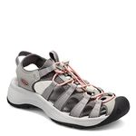 KEEN Women's Astoria West Sandal, Grey/Coral, 5 UK