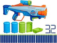 Nerf Elite Junior Rookie Pack, Easy Play Toy Foam Blaster, 32 Nerf Elite Darts, 4 Targets, Nerf Blasters for Kids Outdoor Games, Ages 6 & Up (Amazon Exclusive)