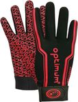 Optimum Thermal Liner Velocity Gloves | Cushioned, Breathable, Warm Padded | Enhanced Grip for Rugby, Football, Cycling | Multi Color Senior & Junior Sizes