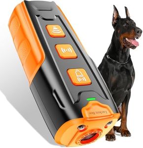 Lucken Bee Dog Bark Deterrent Devices, Anti Barking Device for Dogs, 3 Modes Ultrasonic Dog Training Remote Control Effective & Safe Pet Corrector Behavior Portable Indoor Outdoor Uses