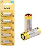 LiCB A23 23A 12V Alkaline Battery （Pack of 5）