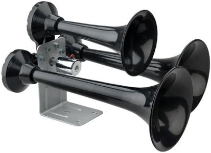 Wolo (847) Siberian Express Air Horn - 12 Volt Electric Solenoid Operated, Black