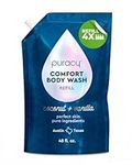 Puracy Natural Body Wash Refill - 48 fl oz / 1420 ml - Body Wash Sensitive Skin - 98.6% Pure Plant Ingredients - Body Wash Women, Men & Kids - Moisturizing Body Wash/Shower Gel - Coconut & Vanilla